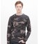 《DAILY／デイリー》 RIB LONG SLEEVE CREW NECK T-SHIRT ”CAMOUFLAGE”