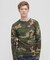 《DAILY／デイリー》 RIB LONG SLEEVE CREW NECK T-SHIRT ”CAMOUFLAGE”