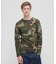 《DAILY／デイリー》 RIB LONG SLEEVE CREW NECK T-SHIRT ”CAMOUFLAGE”