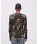 《DAILY／デイリー》 RIB LONG SLEEVE CREW NECK T-SHIRT ”CAMOUFLAGE”