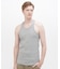 《DAILY／デイリー》RIB TANK TOP BACK CROSS／リブ タンクトップ バッククロス  デイリーウェア