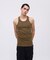 《DAILY／デイリー》RIB TANK TOP BACK CROSS／リブ タンクトップ バッククロス  デイリーウェア