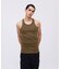 《DAILY／デイリー》RIB TANK TOP BACK CROSS／リブ タンクトップ バッククロス  デイリーウェア