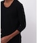 《DAILY／デイリー》2／3 SLEEVE U-NECK T-SHIRT／2／3 スリーブ Uネック Tシャツ