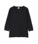 《DAILY／デイリー》2／3 SLEEVE U-NECK T-SHIRT／2／3 スリーブ Uネック Tシャツ