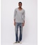 《DAILY／デイリー》2／3 SLEEVE U-NECK T-SHIRT／2／3 スリーブ Uネック Tシャツ