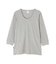 《DAILY／デイリー》2／3 SLEEVE U-NECK T-SHIRT／2／3 スリーブ Uネック Tシャツ