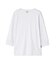 《DAILY／デイリー》2／3 SLEEVE U-NECK T-SHIRT／2／3 スリーブ Uネック Tシャツ