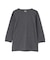 《DAILY／デイリー》2／3 SLEEVE U-NECK T-SHIRT／2／3 スリーブ Uネック Tシャツ