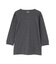 《DAILY／デイリー》2／3 SLEEVE U-NECK T-SHIRT／2／3 スリーブ Uネック Tシャツ