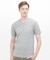 《DAILY／デイリー》RIB S／S V-NECK T-SHIRT／リブ 半袖 ブイネック Tシャツ  デイリーウェア