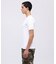 《DAILY／デイリー》RIB S／S V-NECK T-SHIRT／リブ 半袖 ブイネック Tシャツ  デイリーウェア