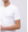 《DAILY／デイリー》RIB S／S V-NECK T-SHIRT／リブ 半袖 ブイネック Tシャツ  デイリーウェア