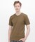 《DAILY／デイリー》RIB S／S V-NECK T-SHIRT／リブ 半袖 ブイネック Tシャツ  デイリーウェア