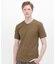 《DAILY／デイリー》RIB S／S V-NECK T-SHIRT／リブ 半袖 ブイネック Tシャツ  デイリーウェア