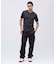 《DAILY／デイリー》RIB S／S V-NECK T-SHIRT／リブ 半袖 ブイネック Tシャツ  デイリーウェア
