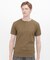 《DAILY／デイリー》RIB S／S HENLEY NECK T-SHIRT