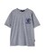 FADE WASH EMBROIDERY T-SHIRT ”U.S.AAC”