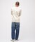 《直営店限定》HONEYCOMB WAFFLE HENLEY NECK NAVAL T-SHIRT