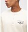 《直営店限定》HONEYCOMB WAFFLE HENLEY NECK NAVAL T-SHIRT