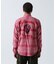 BLEACH WASHED NEP CHECK SHIRT ”YELLOW STONE”