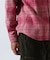 BLEACH WASHED NEP CHECK SHIRT ”YELLOW STONE”