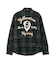 BLEACH WASHED NEP CHECK SHIRT ”YELLOW STONE”