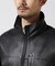 STAND LEATHER MA-1 MOD JACKET ／ スタンド レザー MA-1