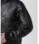 STAND LEATHER MA-1 MOD JACKET ／ スタンド レザー MA-1