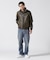 STAND LEATHER MA-1 MOD JACKET ／ スタンド レザー MA-1