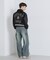 《WOMAN／直営店限定》LIGHT SIGNATURE VARSITY JACKET
