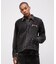LEATHER PATCH DENIM JACKET
