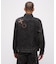 LEATHER PATCH DENIM JACKET