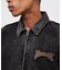 LEATHER PATCH DENIM JACKET