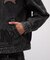 LEATHER PATCH DENIM JACKET