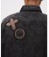 LEATHER PATCH DENIM JACKET