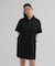 SHORT-SLEEVE MILITARY MINI SHIRT DRESS