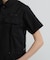 SHORT-SLEEVE MILITARY MINI SHIRT DRESS