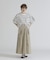 MILITARY POCKET BELT POUCH PLEATED SKIRT