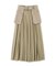 MILITARY POCKET BELT POUCH PLEATED SKIRT