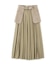 MILITARY POCKET BELT POUCH PLEATED SKIRT