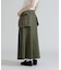 MILITARY POCKET BELT POUCH PLEATED SKIRT