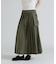 MILITARY POCKET BELT POUCH PLEATED SKIRT