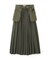 MILITARY POCKET BELT POUCH PLEATED SKIRT