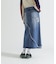 WAPPEN DENIM LONG SKIRT