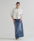 WAPPEN DENIM LONG SKIRT