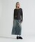 WAPPEN DENIM LONG SKIRT