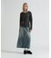 WAPPEN DENIM LONG SKIRT
