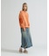WAPPEN DENIM LONG SKIRT