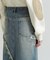 WAPPEN DENIM LONG SKIRT